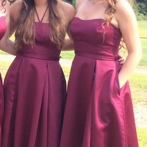 David's Bridal bridesmaid dress